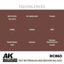 AK Interactive Rot (Rotbraun)-Red Brown RAL 8013 Real Color 17 ml (RC863)