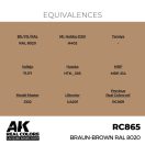 AK Interactive Braun-Brown RAL 8020 Real Color 17 ml (RC865)