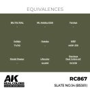AK Interactive Slate No34 (BS381) Real Color 17 ml (RC867)