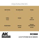 AK Interactive Light Stone No61 (BS381) Real Color 17 ml (RC868)