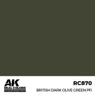   AK Interactive British Dark Olive Green PFI Real Color 17 ml (RC870)
