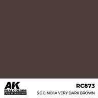   AK Interactive SCC No1A Very Dark Brown Real Color 17 ml (RC873)