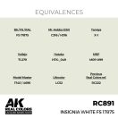 AK Interactive Insignia White FS 17875 Real Color 17 ml (RC891)