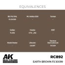 AK Interactive Earth Brown FS 30099 Real Color 17 ml (RC892)
