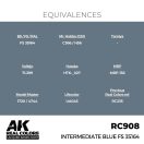 AK Interactive Intermediate Blue FS 35164 Real Color 17 ml (RC908)