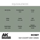 AK Interactive RAF Cockpit Grey-Green Real Color 17 ml (RC967)