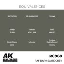 AK Interactive RAF Dark Slate Grey Real Color 17 ml (RC968)