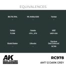 AK Interactive AMT-12 Dark Grey Real Color 17 ml (RC978)