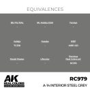 AK Interactive A-14 Interior Steel Grey Real Color 17 ml (RC979)
