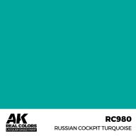   AK Interactive Russian Cockpit Torquoise Real Color 17 ml (RC980)