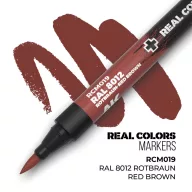   AK Interactive RAL 8012 ROTBRAUN-GERMAN RED BROWN Real Colors Marker (RCM019)
