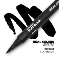 AK Interactive FLAT BLACK Real Colors Marker (RCM033)