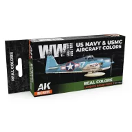   AK Interactive WWII US Navy & USMC Aircraft Colors SET (RCS111)