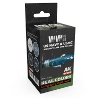   AK Interactive WWII US Navy & USMC Aircraft Late War Colors SET (RCS112)