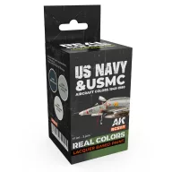   AK Interactive US Navy & USMC Aircraft Colors 1945-1980 SET (RCS117)