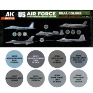   AK Interactive US Air Force & ANG Modern Aircraft Colors SET (RCS119)