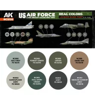   AK Interactive US Air Force & ANG Aircraft Colors 1960s-1980s SET (RCS120)