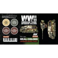 AK Interactive WWII German Tank Interior Colors SET (RCS126)