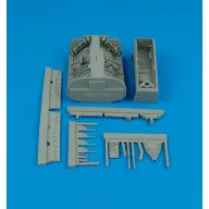  Aires F-8 Crusader wheel bay Für Trumpeter Bausatz 1:32 (2096)