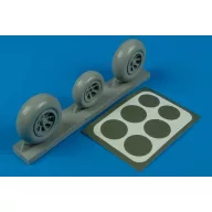 Aires P-38 Lightning wheels & paint masks 1:32 (2105)