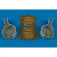 Aires Bf 109F wheel bay for Hasegawa 1:32 (2139)