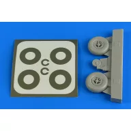 Aires Bucker Bu 131 wheels & paint masks (2224)