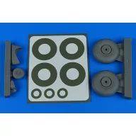Aires Do 215 wheels & paint masks for ICM 1:48 (4816)