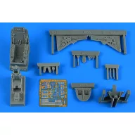  Aires AV-8A/S Harrier (VA.1 Matador) cockpit set KINETIC 1:48 (4885)