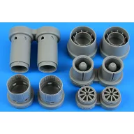 Aires Rafale exhaust nozzles for HOBBY BOSS 1:48 (4888)