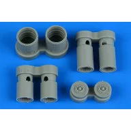   Aires F-5E/F Tiger II exhaust nozzles for AFV CLUB/EDUARD 1:48 (4909)