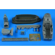 Aires F-22A Raptor cockpit set for Academy 1:48 (4935)