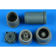 Aires F-16I Sufa exhaust nozzle - opened for GWH 1:48 (4944)