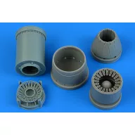   Aires Mitsubishi F-2A/B exhaust nozzle - closed for Hasegawa 1:48 (4961)