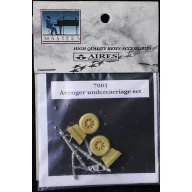 Aires TBM Avenger undercarriage set for HASEGAWA 1:72 (7001)