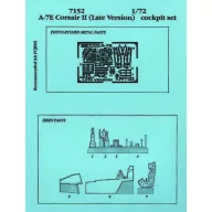   Aires A-7E Corsair II Cockpit Set Späte Version für Fujimi Bausatz 1:72 (7152)