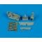 Aires F-16N Aggressor Cockpit Set für Hasegawa-Bausatz 1:72 (7175)