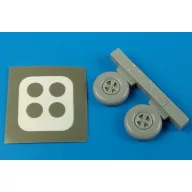   Aires Hurricane wheels & paint masks for Hasegawa kit 1:72 (7203)