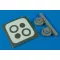 Aires SAAB Tunnan J/S 29 wheels & paint masks Für Heller Bausatz 1:72 (7211)