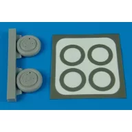   Aires Su-15 Flagon wheels & paint masks für Trumpeter Bausatz 1:72 (7218)