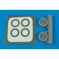   Aires A-7A/B/E Corsiar II wheels & paint masks für Hobby Boss Bausatz 1:72 (7227)