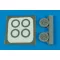Aires A-7A/B/E Corsiar II wheels & paint masks für Hobby Boss Bausatz 1:72 (7227)