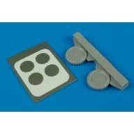 Aires Bf 109G-6 wheel & paint masks 1:72 (7233)