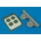 Aires Bf 109G-6 wheel & paint masks 1:72 (7233)