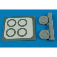 Aires F-8 Crusader wheels & paint masks 1:72 (7243)