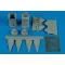 Aires F-22A Raptor exhaust nozzles (REV) 1:72 (7248)