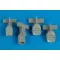 Aires Harrier GR.5/7 exhaust nozzles (HAS) 1:72 (7251)