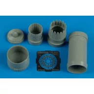 Aires F-16l Sufa exhaust nozzle for Kinetic 1:72 (7252)