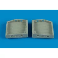 Aires P-40 wheel bay for Academy 1:72 (7253)