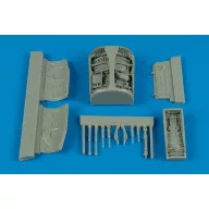 Aires F-16l Sufa wheel bay for Hasegawa 1:72 (7254)