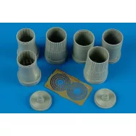 Aires Su-33 Flanker D exhaust nozzles (HAS) 1:72 (7267)
